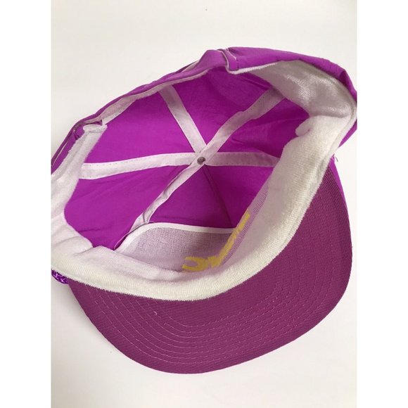 HWC Distribution Corp Vintage Neon Purple Cord Adjustable Hat - Picture 6 of 8